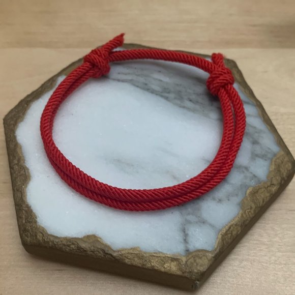 3ml Lucky Red String Bracelets Double Adjustable - Picture 2 of 12